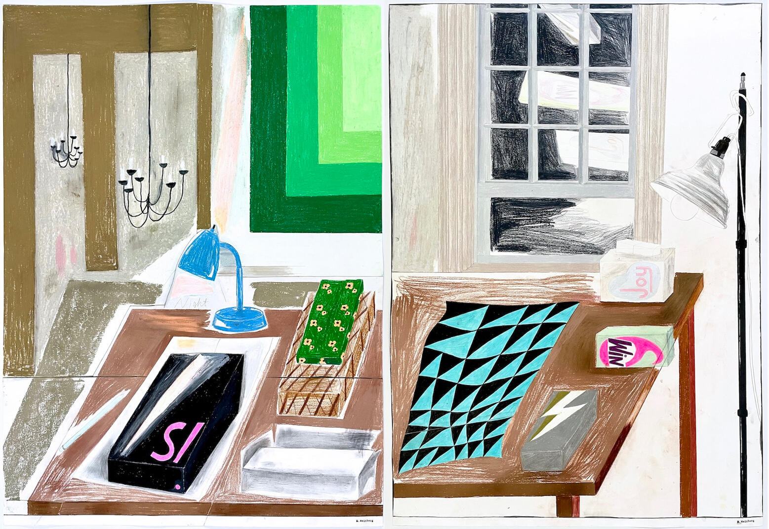 Evening / Getting to Yes42 x 62 inches