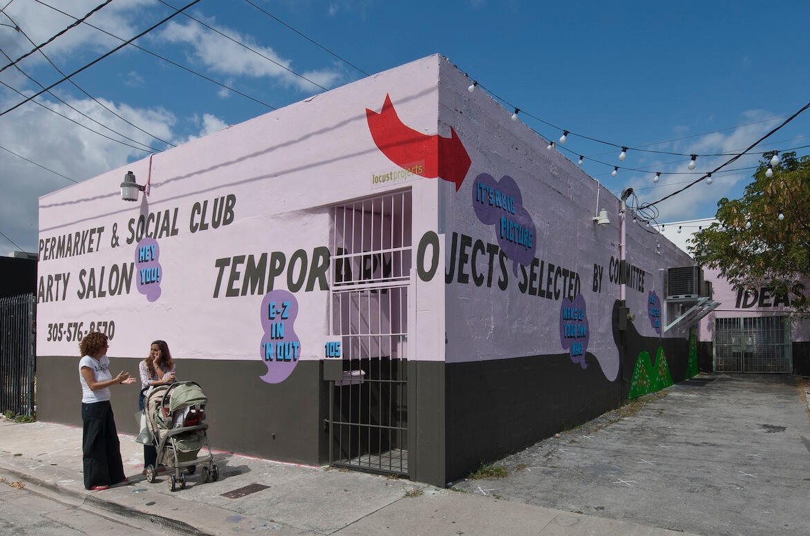 Hand Painted WarehouseLocust Projects, Miami