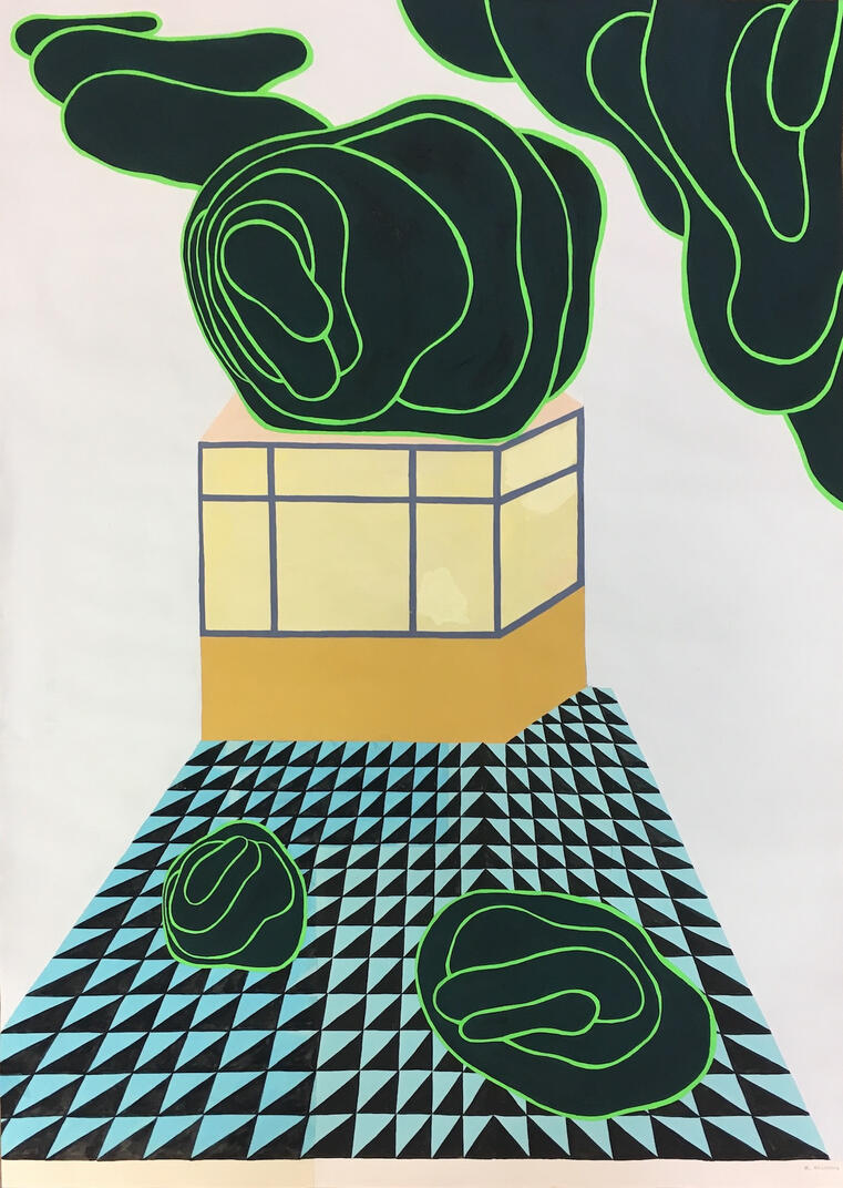 Cloud Formations 127 x 19 inches